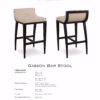 F865 CS24 GIBSON COUNTER STOOL