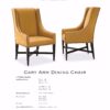 F168-2 DC26 CARY ARM DINING CHAIR