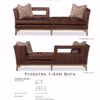 F1260-1 R/LAS FINESTRA 1-ARM SOFA