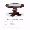 263-6-L-54-W ROULETTE GAME TABLE