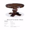 263-6-W-54 ROULETTE GAME TABLE