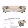 F1050 SECTIONAL TURN SECTIONAL