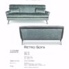 F1273 S86 RETRO SOFA